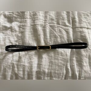 Sancia Aya Elegant Black Leather Belt